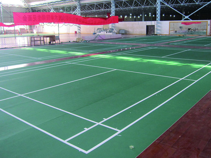 云南体育局羽毛球馆地板